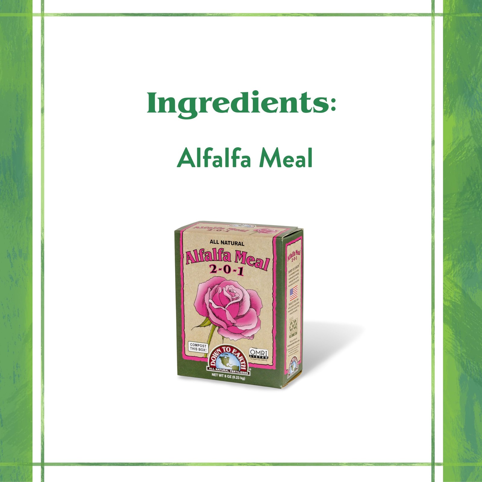 Organic Alfalfa Meal – Plant Food for Roses, Bulbs, Flowers and Ornamentals 2…