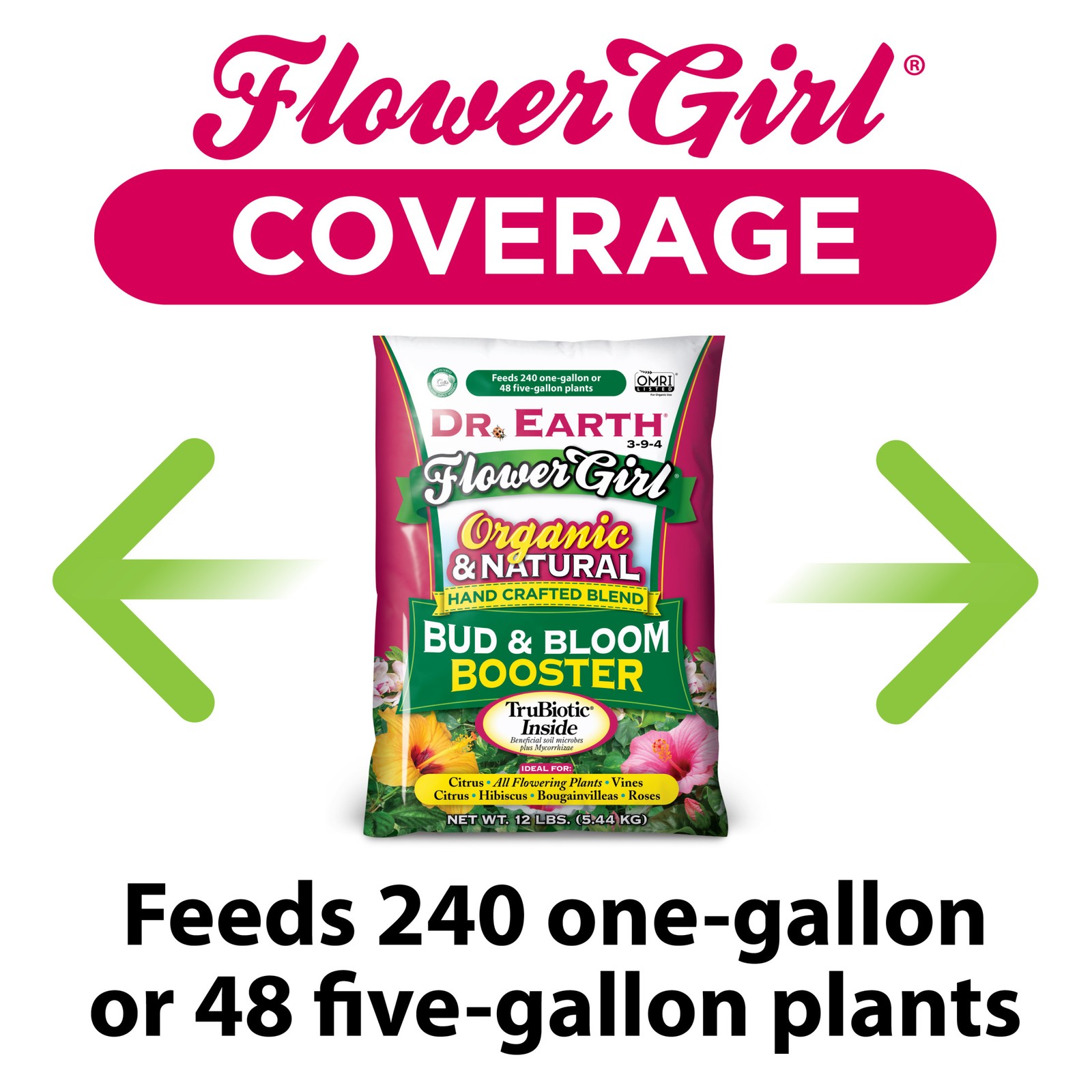 Premium Bud & Bloom Booster Plant Food, 12 lb