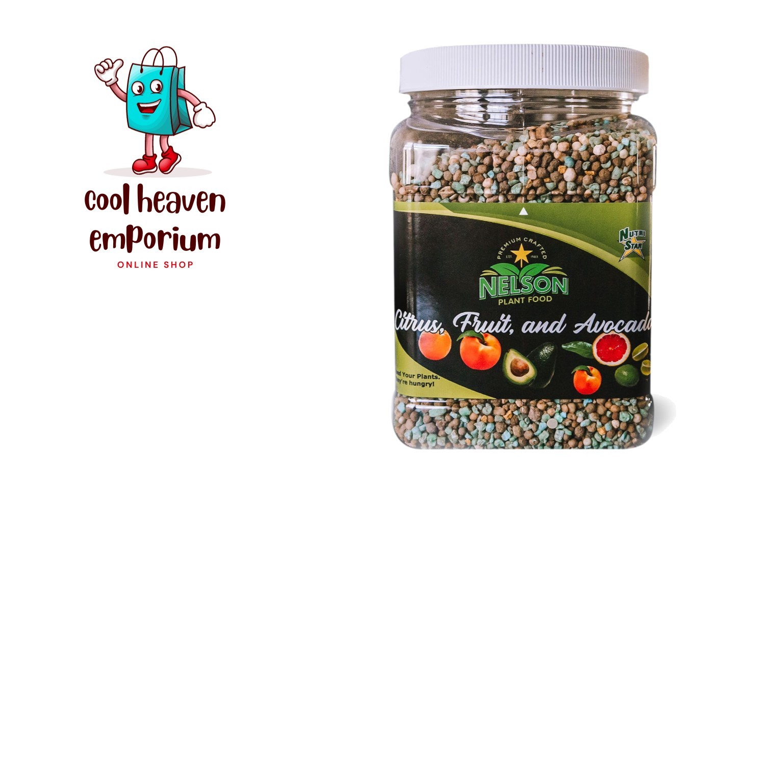 NutriStar Citrus & Avocado Plant Food 4 lb – Granular Fertilizer for Lush Growth