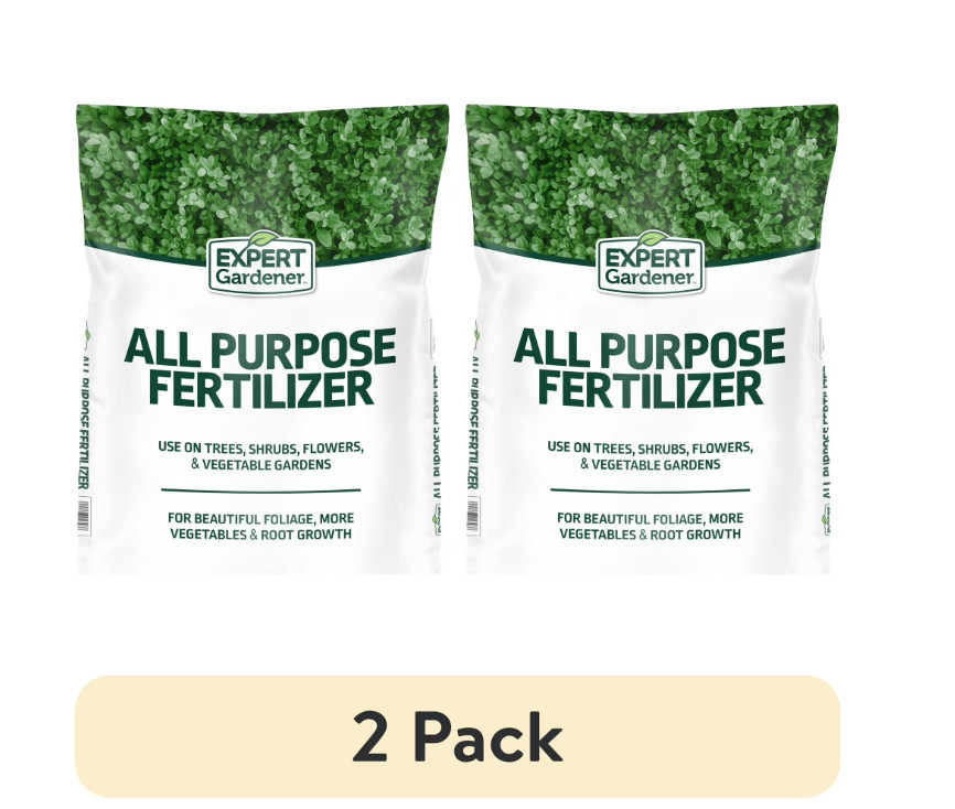 NEW Expert Gardener 10-10-10 All-Purpose Plant Fertilizer, 40 lbs (2-Pack)