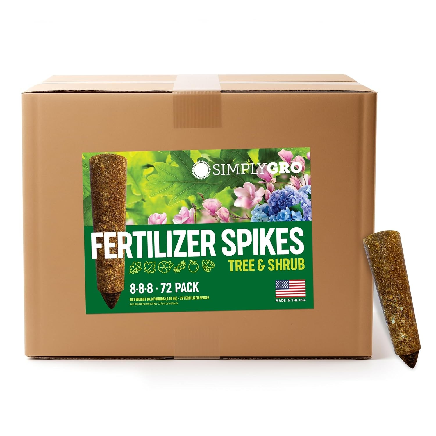 Tree & Shrub Fertilizer Spikes (12 Spikes – 3.0 Lbs)