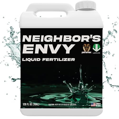 7-in-1 Liquid Lawn Fertilizer Concentrate – 1 Gallon Covers 16,000 sq.ft – Deep