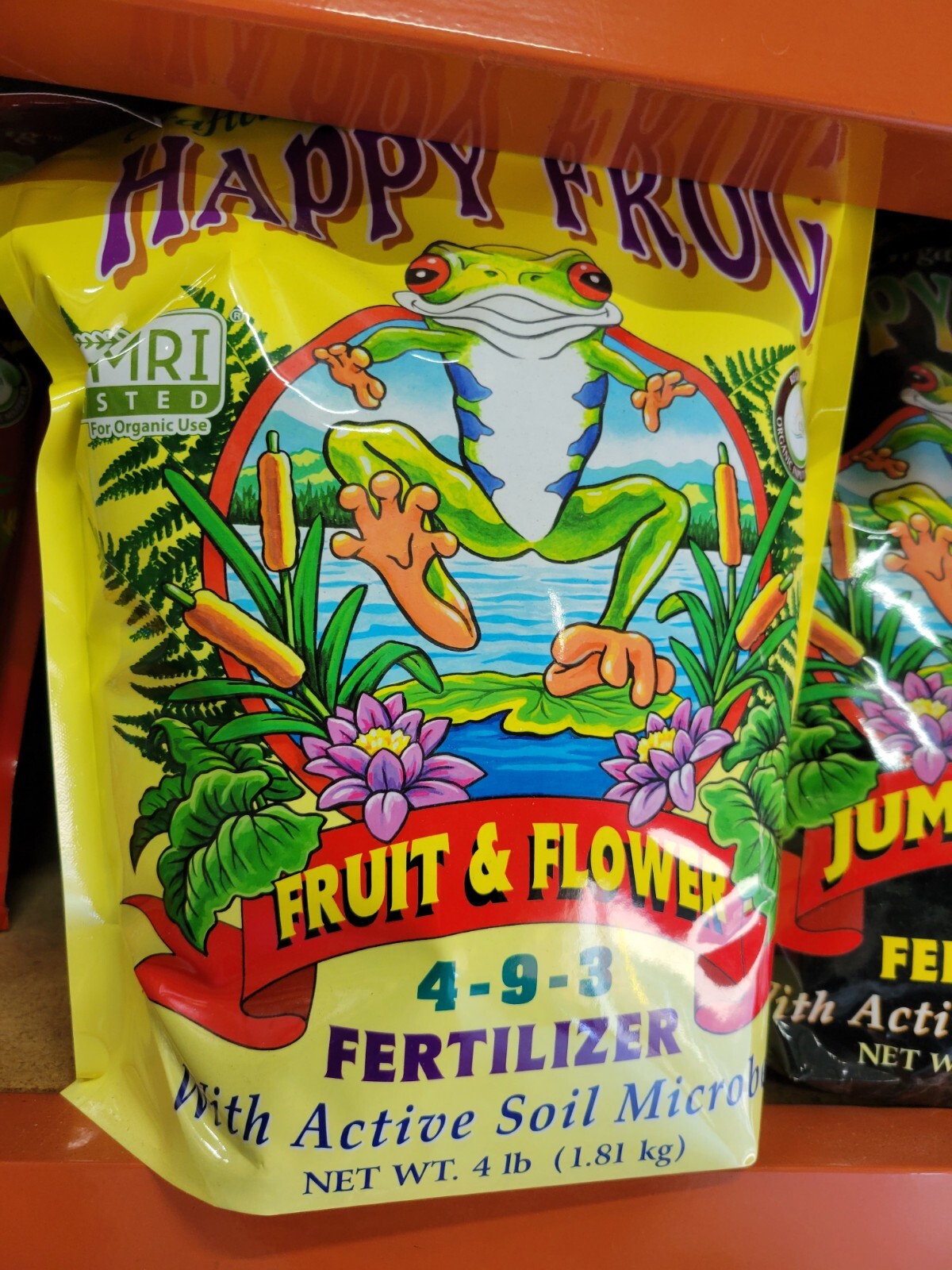 Fox Farm Happy Frog – Crafted For Organic Gardening 4 Lbs. Fruit & Flower 4-9-3