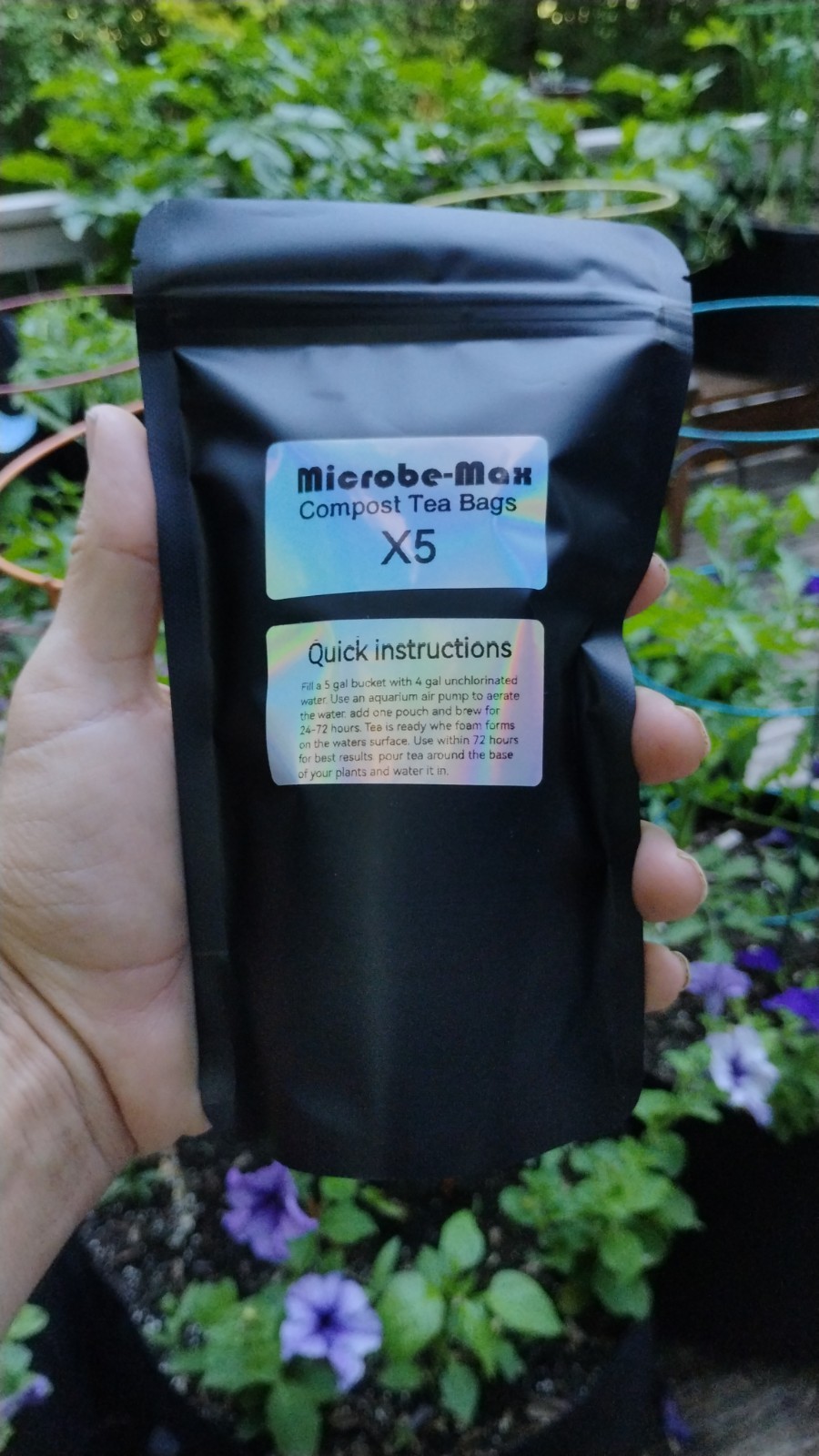 5 Pack! Microbial/Fungal Tea Pouches! Supercharge Your Plants! Mycorrhiza…