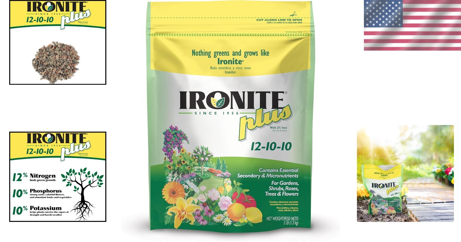 Nourishing 12-10-10 Plant Food Granules – 3lb for Healthy Shrubs & Flowers