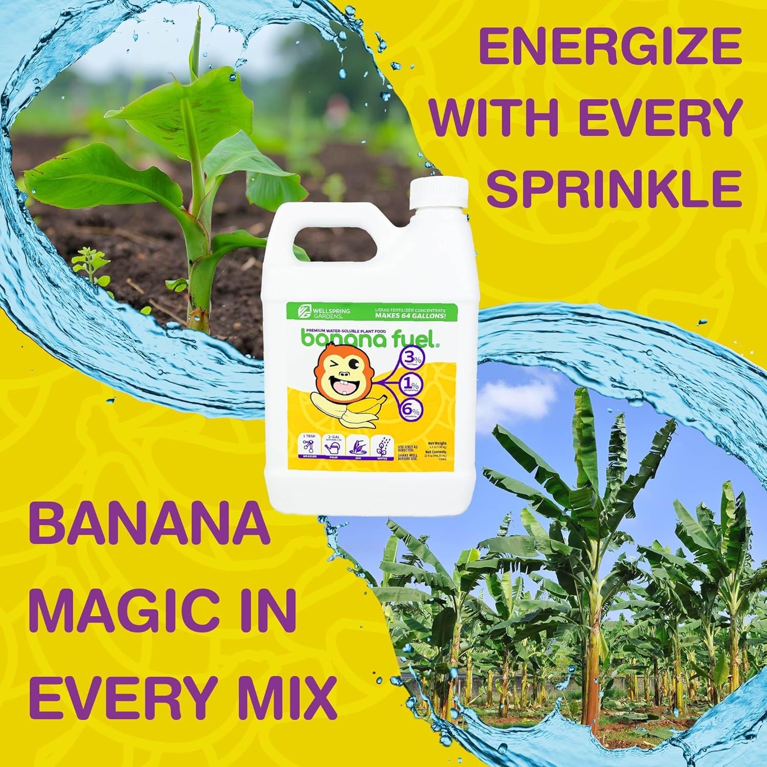 Banana Fuel Liquid Fertilizer – Plant Fertilizer Concentrate – Plant Food