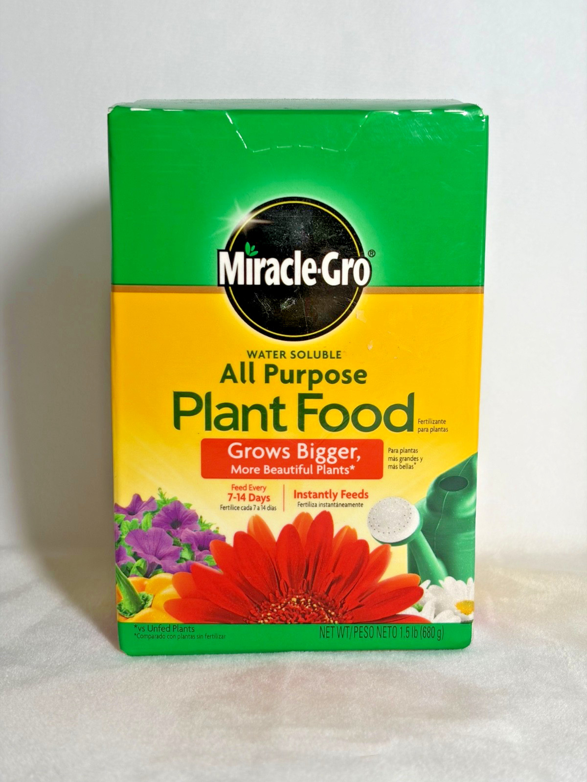 Miracle-Gro Water Soluble All Purpose Plant Food Fertilizer 1.5 lb Garden Plant