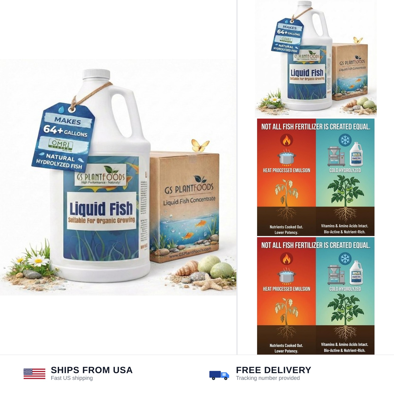 GS Plant Foods Liquid Fish Fertilizer – Organic Material Review Institute Lis…