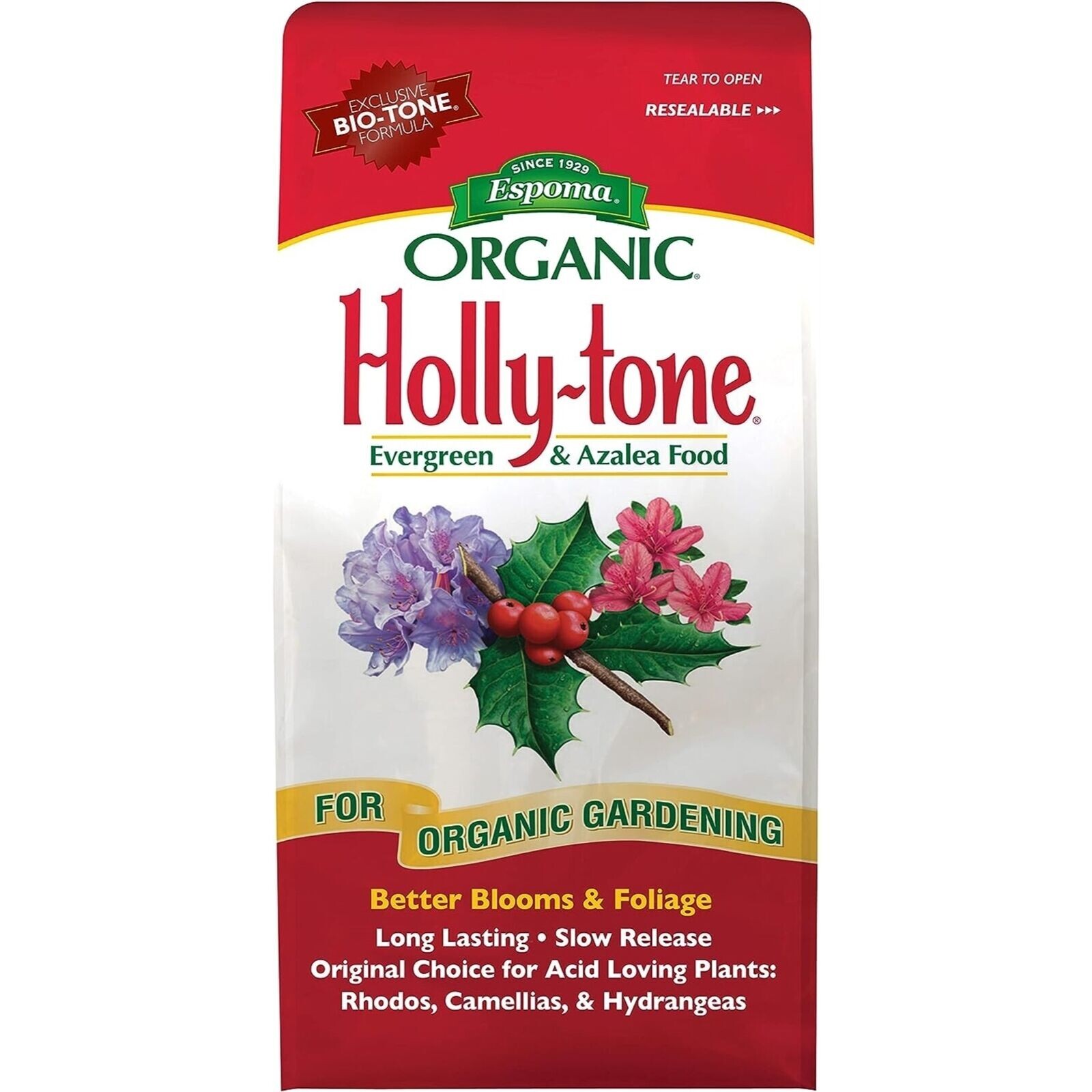 Espoma HT-36 36 Lb Organic Holly-Tone Evergreen & Azalea Food – Pack of 1