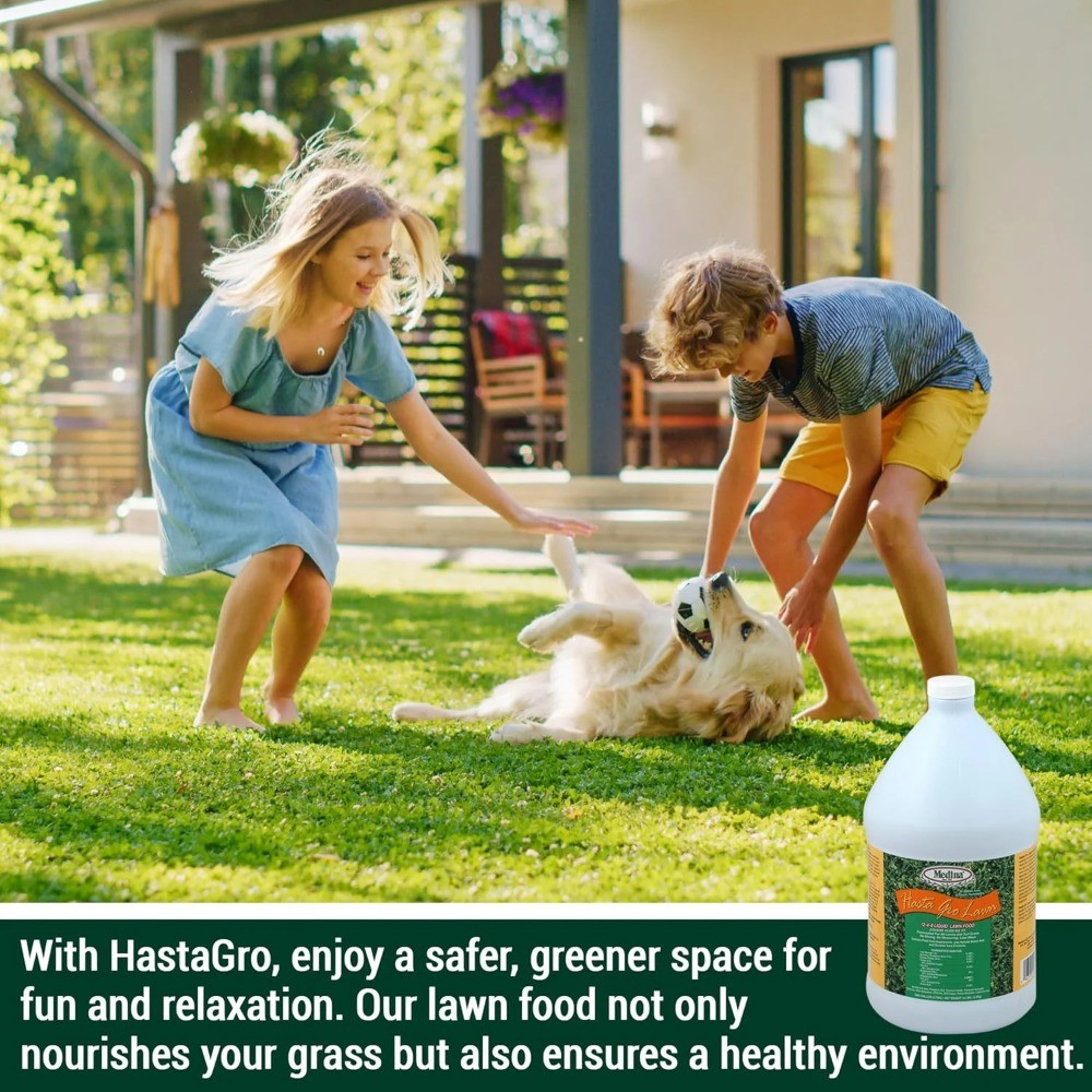 1 gal Liquid Lawn Food Fertilizer 12-4-8 Nutrient Formula For Grass Turf Growth