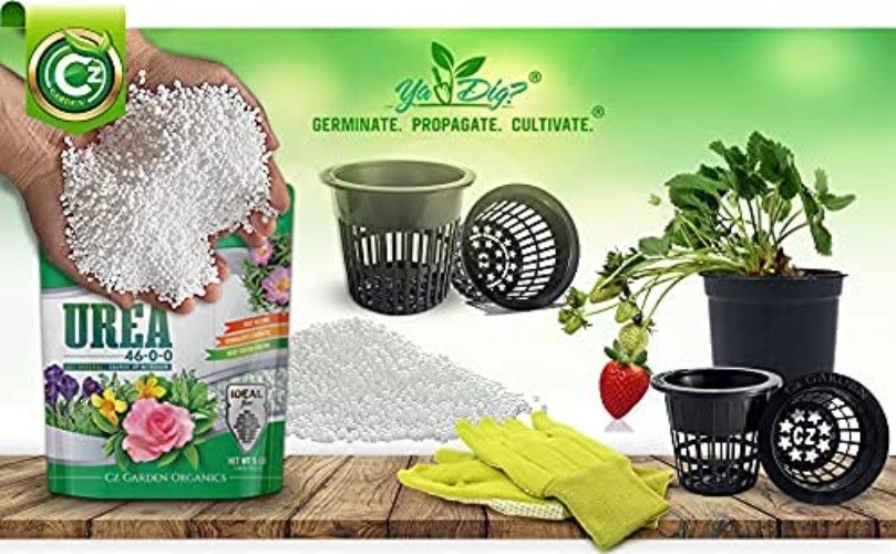 Urea Fertilizer 46-0-0 – 5LB Plant Food for Indoor/Outdoor Flowers & Gardens…
