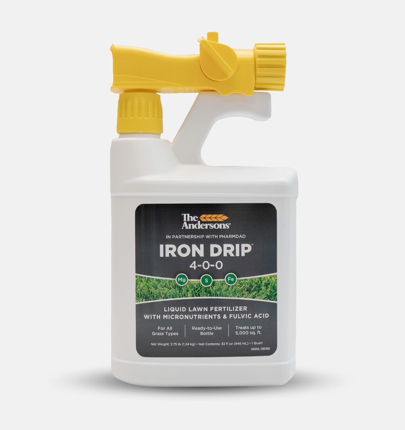 The Andersons Iron Drip 4-0-0 Liquid Lawn Fertilizer with Micronutrients and Ful