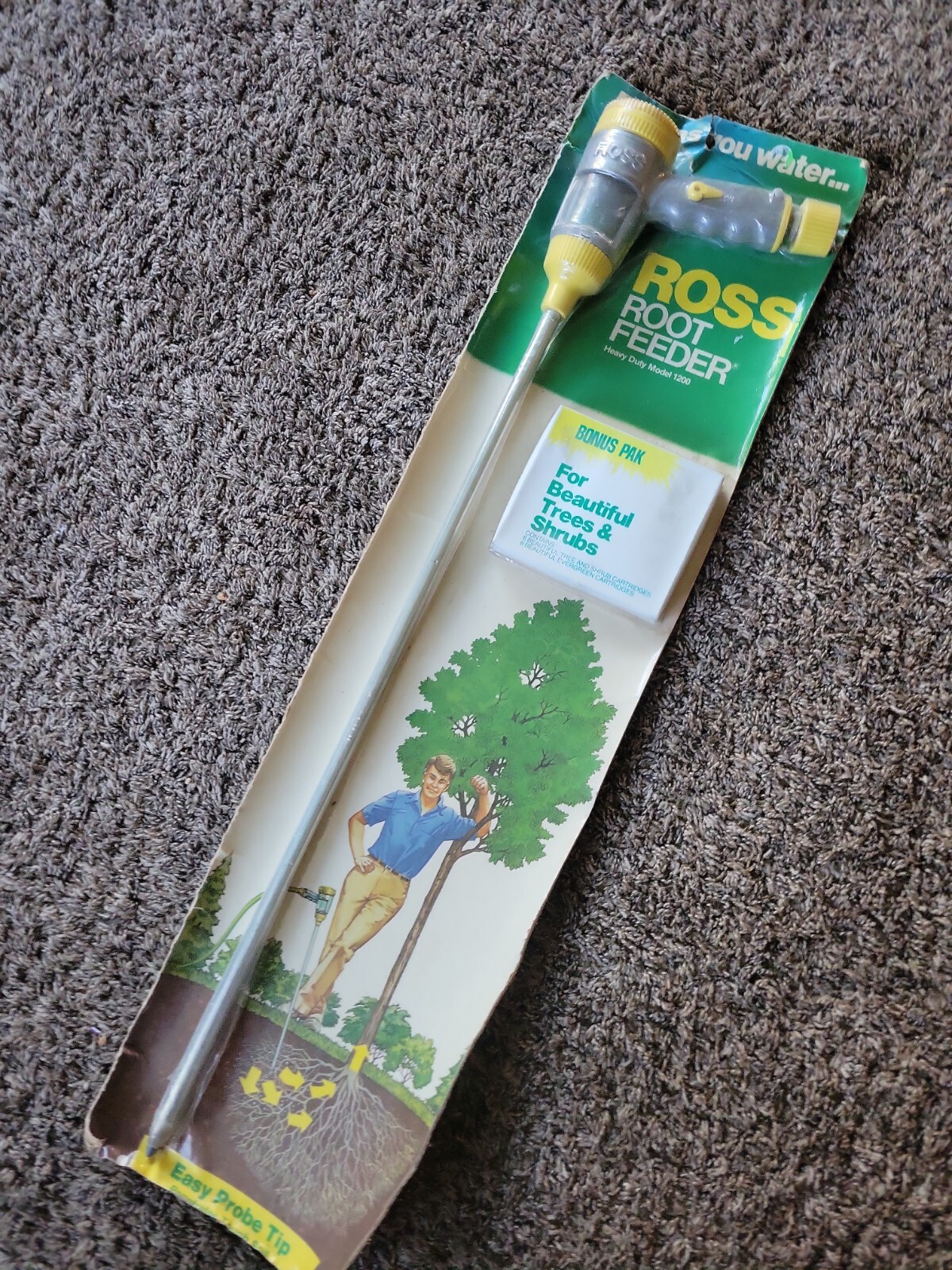 SEALED VTG Ross Root Feeder Heavy Duty Model 1200 w/ Bonus Cartridges NEW NOS