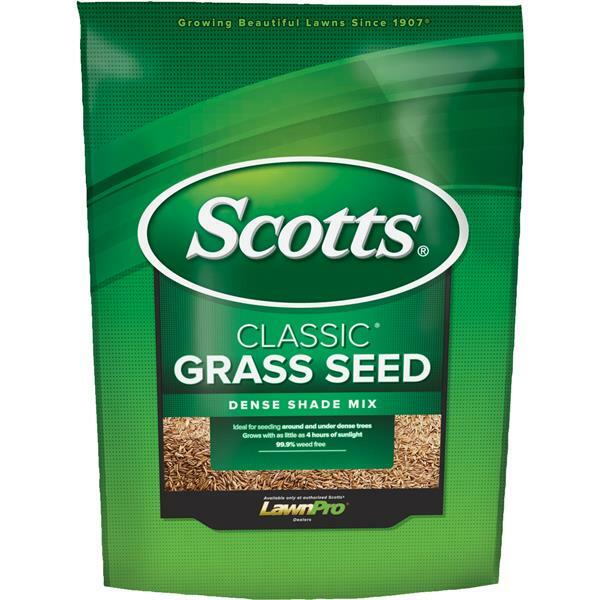 (6)- Scotts Classic 3 Lb. 650 Sq. Ft. Coverage Dense Shade Grass Seed
