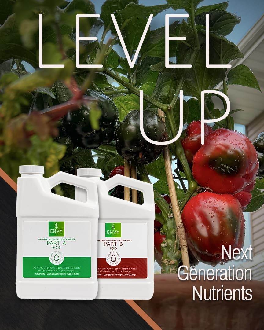 Hydroponic Plant Food A & B – Two-Part Liquid Nutrient for Indoor/Outdoor Pla…