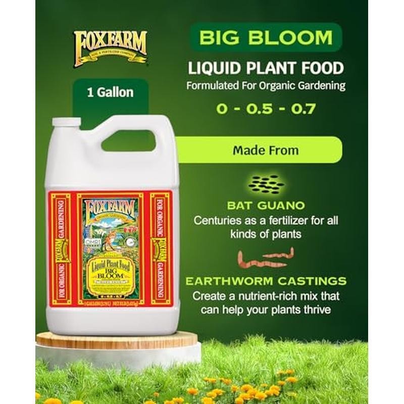 Big Bloom Liquid Fertilizer Concentrate NPK 0.01-0.03-0.7 For All Plants New