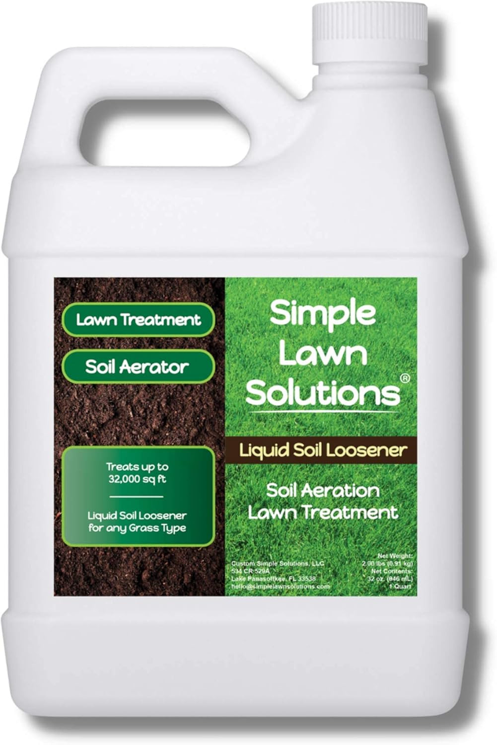 32oz Liquid Soil Loosener & Aerator Bundle – Lawn Fertilizer 16-4-8