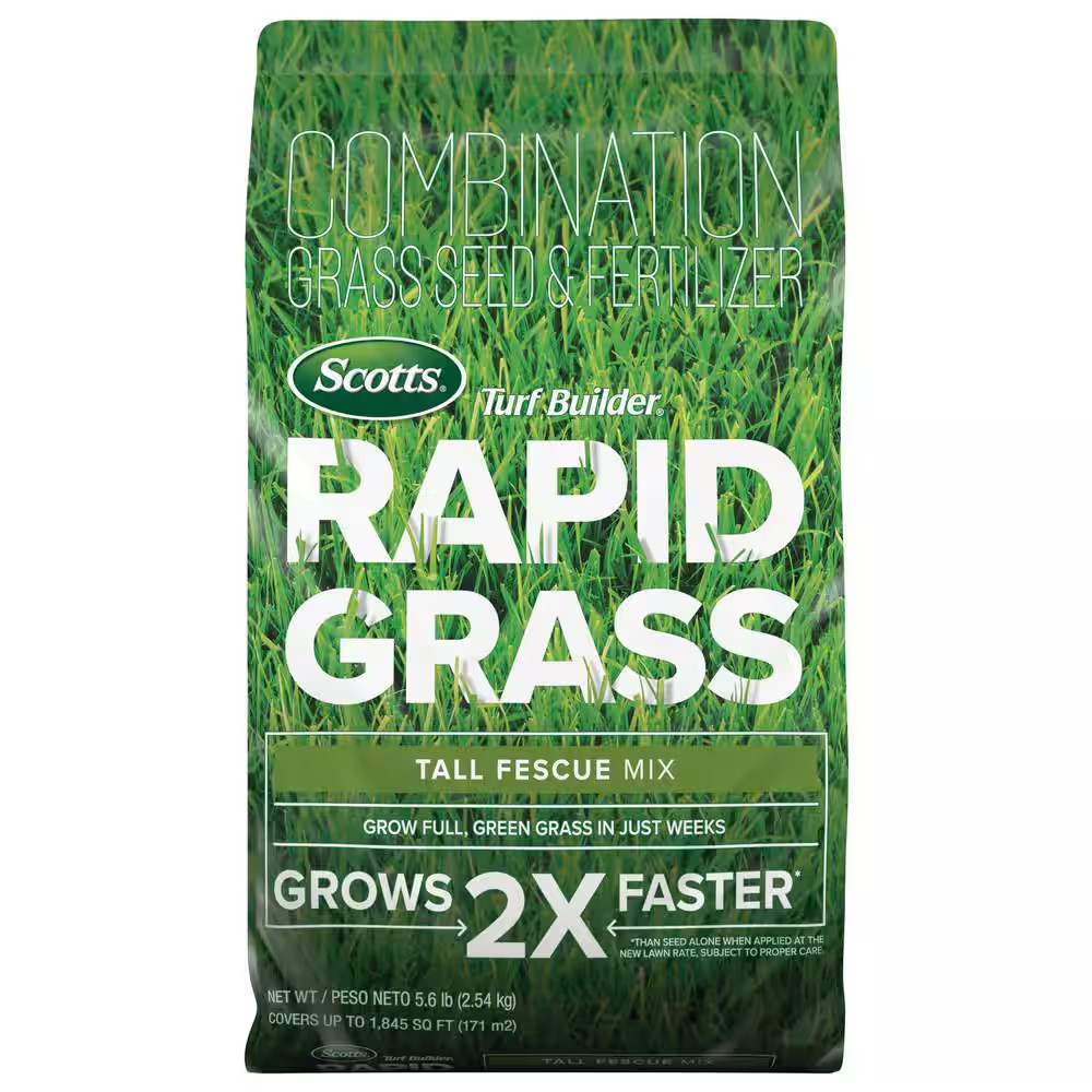 Turf Builder 5.6 Lbs. Rapid Grass Tall Fescue Mix Combination Seed and Fertilize