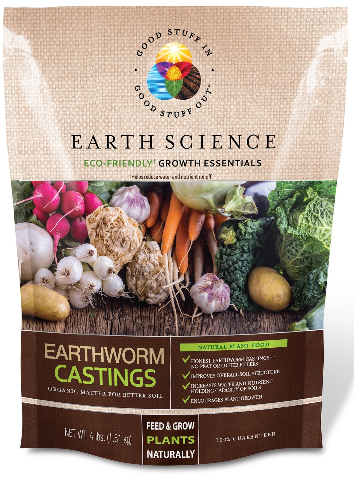 (2 pack) Science Organic Earthworm Castings, 4 lb,Improves Soil Health, Promotes