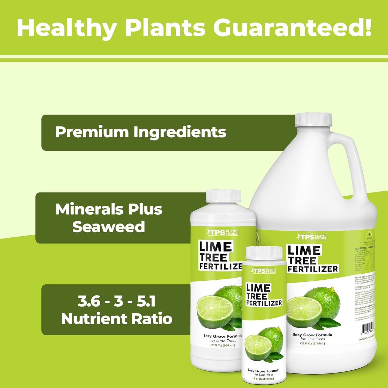 Lime Tree Fertilizer – Liquid Plant Food for More Fruit, Better Flowering & S…