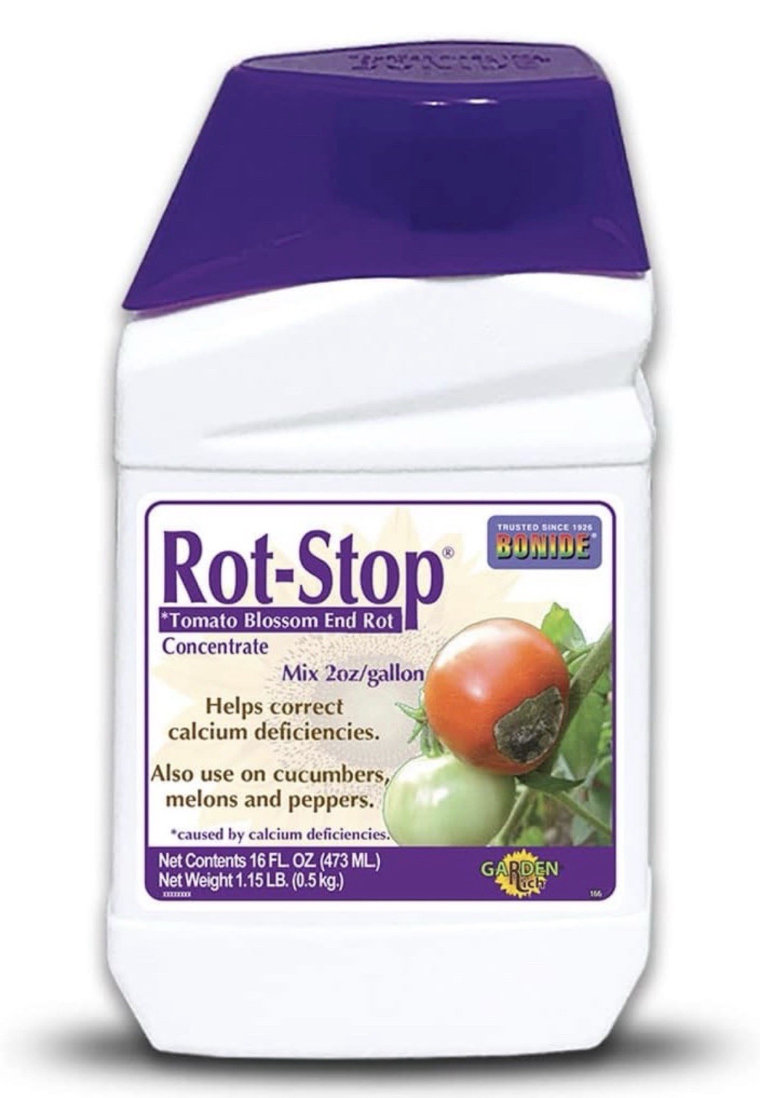 Bonide Rot-Stop Tomato Blossom End Rot, 16 oz Liquid Garden Fertilizer