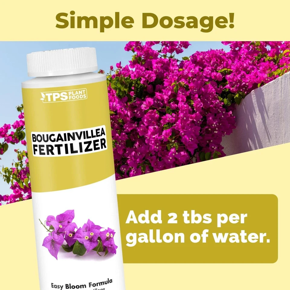 Bougainvillea Fertilizer – Liquid Plant Food for 8 oz (1/2 Pint)
