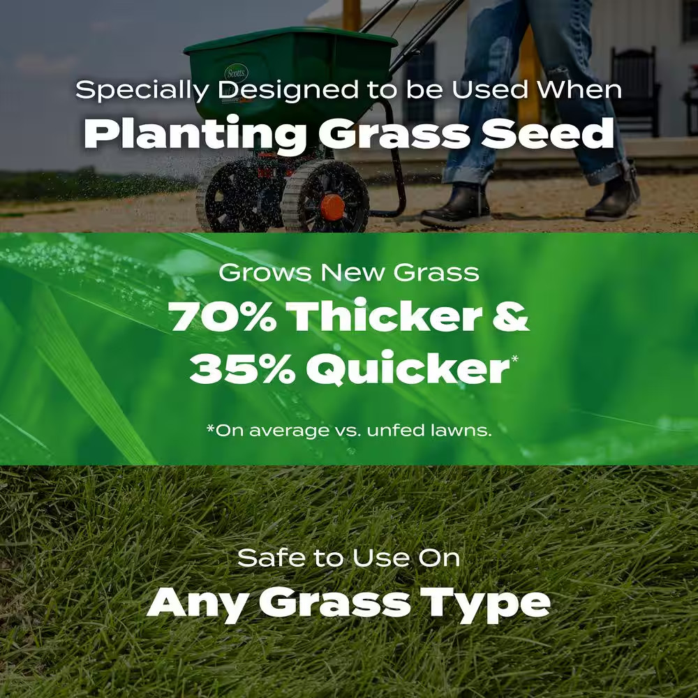 Turf Builder 3 Lbs. 1,000 Sq. Ft. Starter Fertilizer for New Grass, Use When Pla