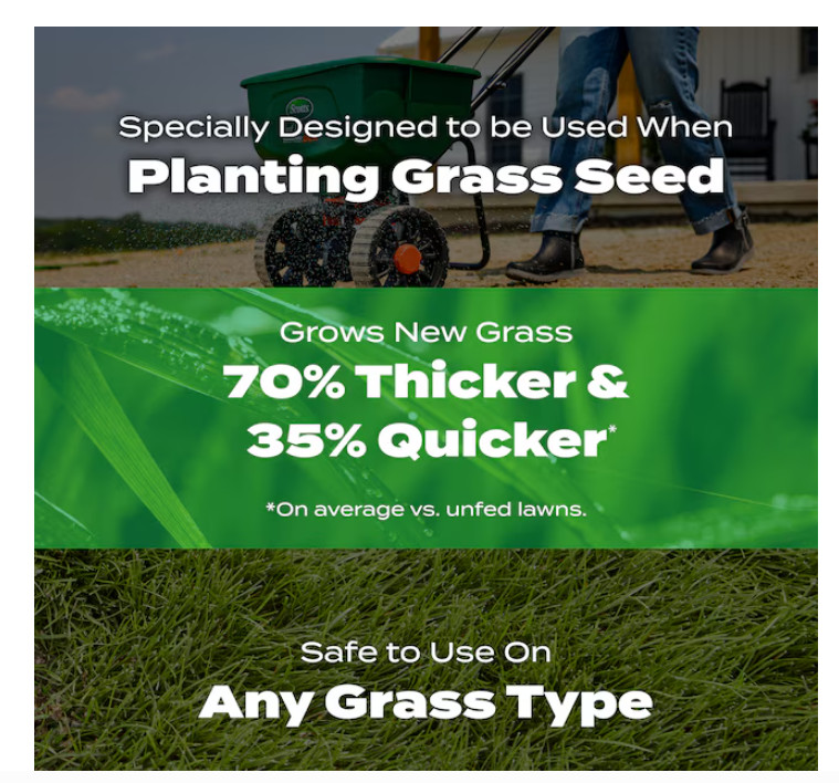Scotts Turf Builder Starter Lawn Food 42-lb 14000-sq ft 24-25-4 Fertilizer SALE