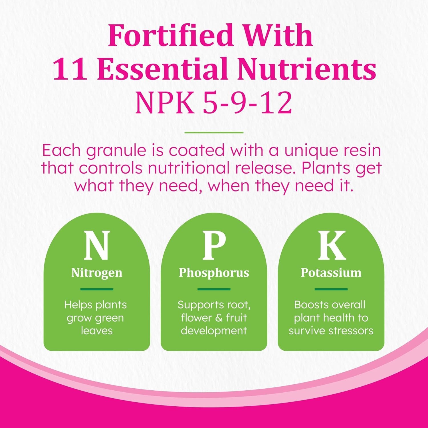 Continuous Release 2 lb Plant Food Granules | 11 Nutrients for Indoor & Outdoor