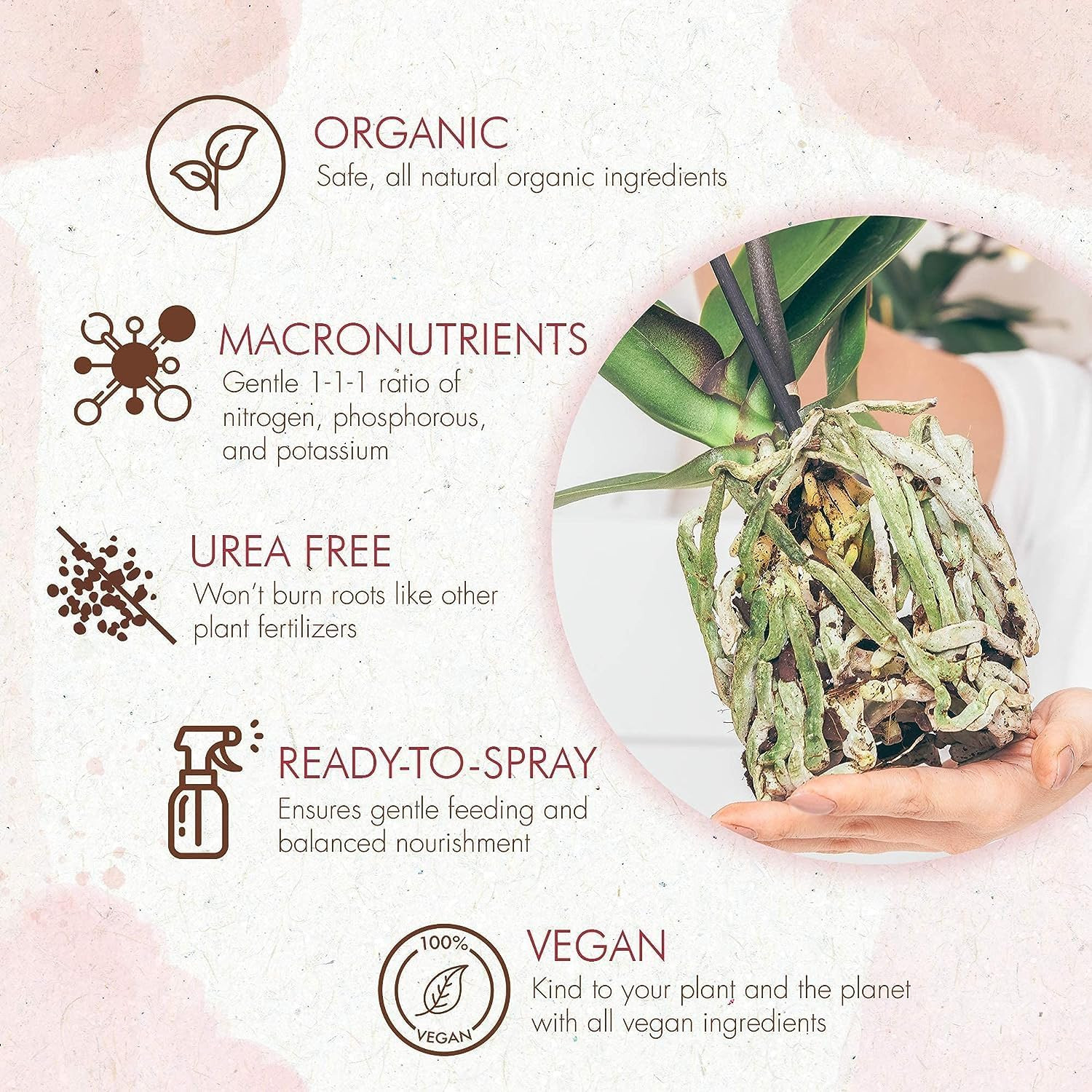 Organic Ready to Spray Orchid Food Mist – Bloom Booster Fertilizer for Orchids i