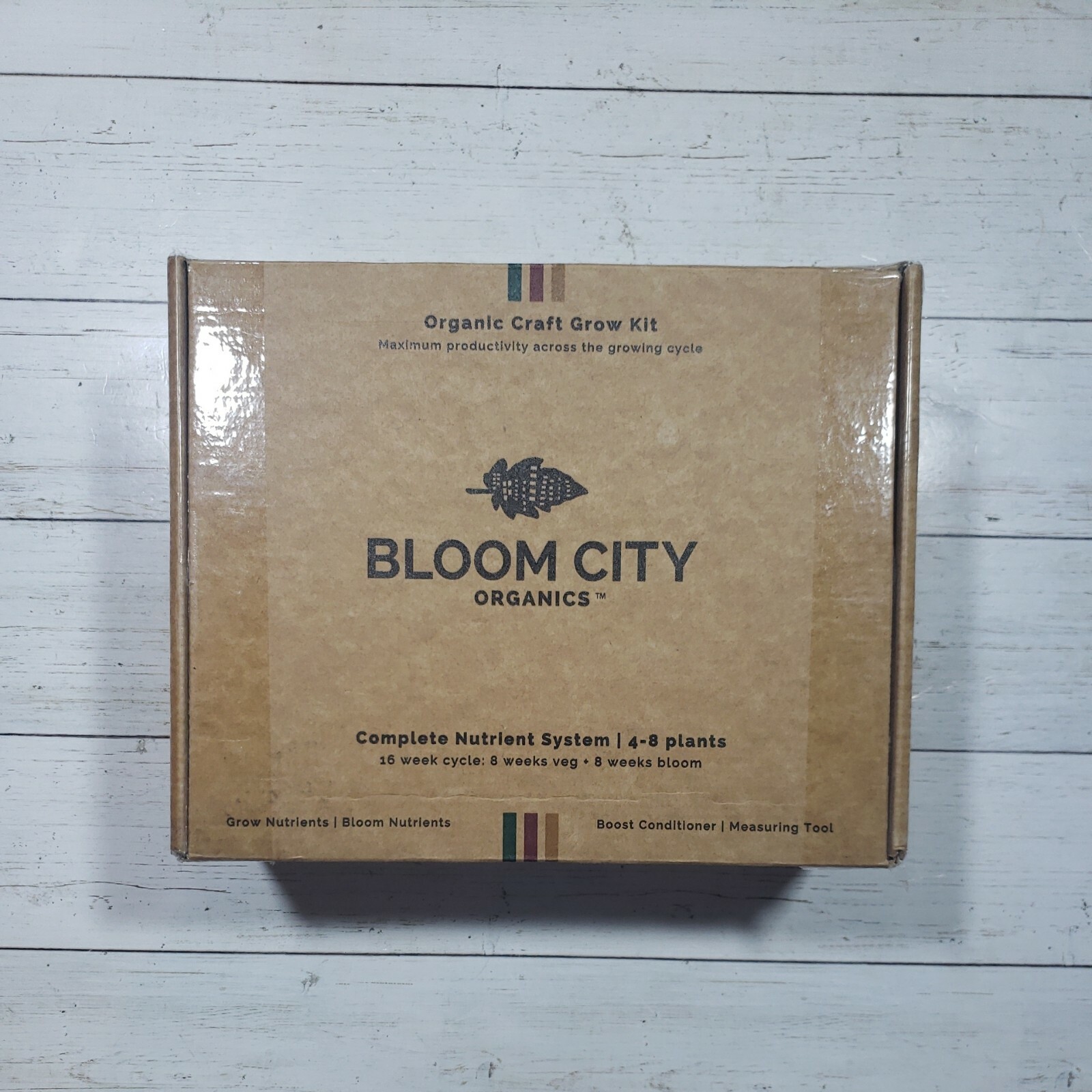 Organic Plant Grow and Bloom Kit, 4-8 Plants and Easy to Use – Includes Bloom,