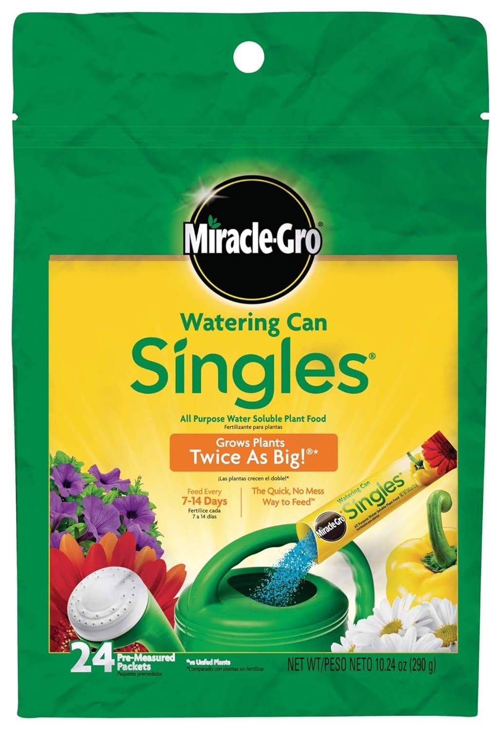 Water Soluble Miracle-Gro All Purpose Plant Fertilizer – 24 Easy to Use Packets