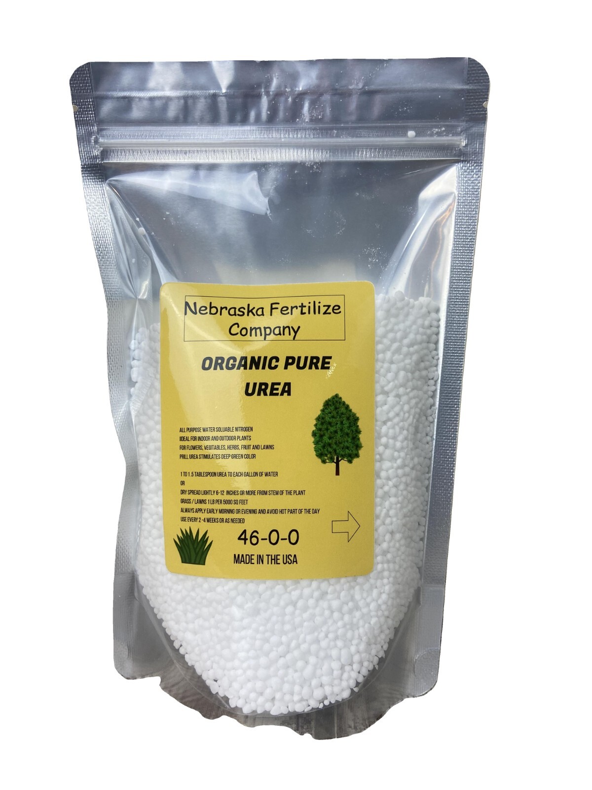 1 lb Urea 46-0-0 Agricultrual Grade 99.9 % Pure made in the USA