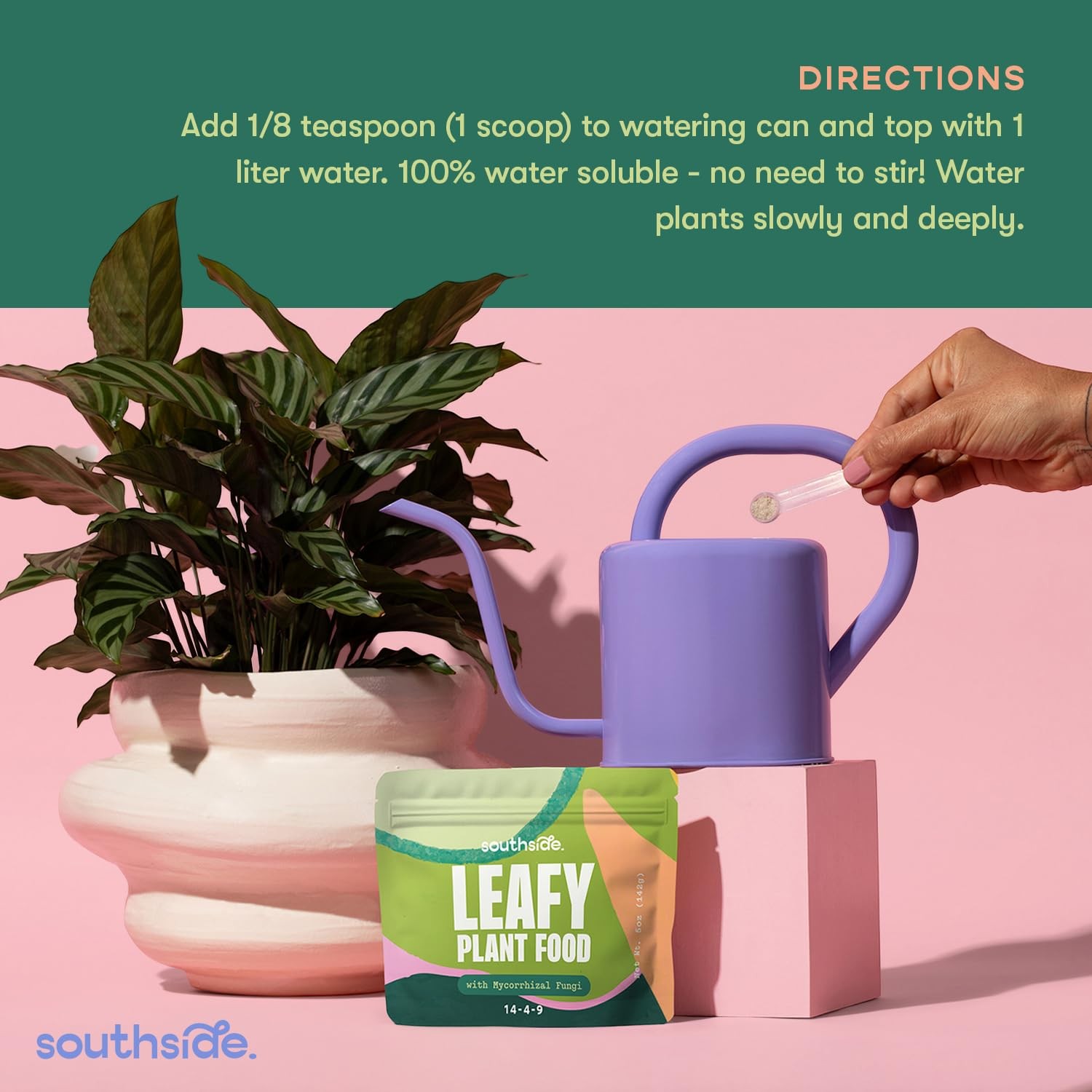 Leafy Plant Food with Mycorrhizal Fungi – Use Year-Round – Makes 200 liters