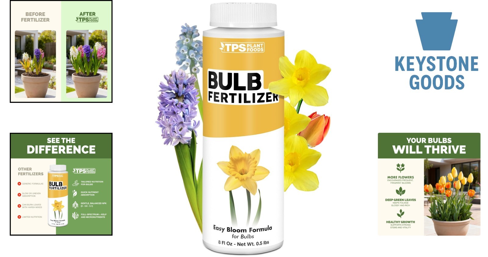Liquid Bulb Fertilizer for Strong Roots & Vibrant Blooms – 8 oz
