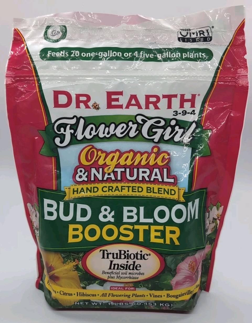 Dr. Earth 1 lb 3-9-4 MINIS Flower Girl Fertilizer 1 lb