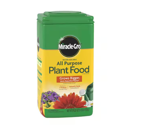 Water Soluble All Purpose Plant Food for Indoor/Outdoor Plants, Roses, 4.25 lbs.