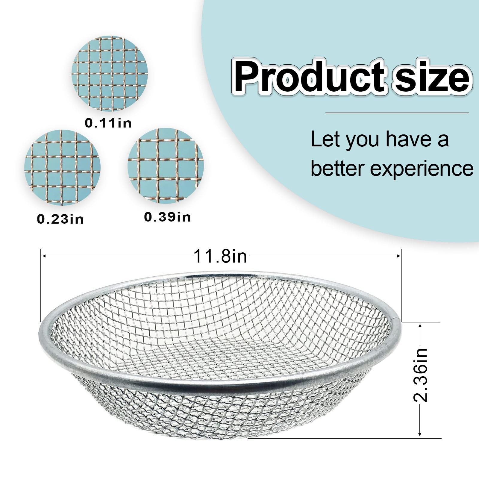 3PCS Soil Sifter for Gardening, Rock Sifter for 5 Gallon Bucket,Compost Sifte…