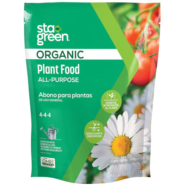 Sta-Green 5-lb 4-4-4 Organic Natural Granules All-purpose Food