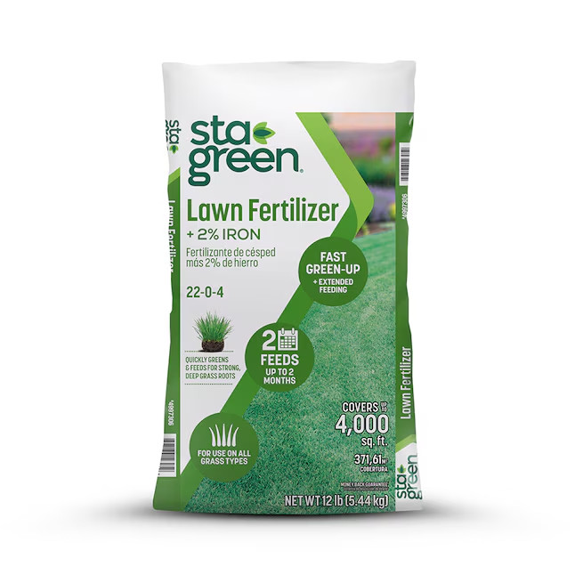 Sta-Green Season Plus Iron 12-lb 4000-sq ft All Purpose Lawn Starter Fertilizer