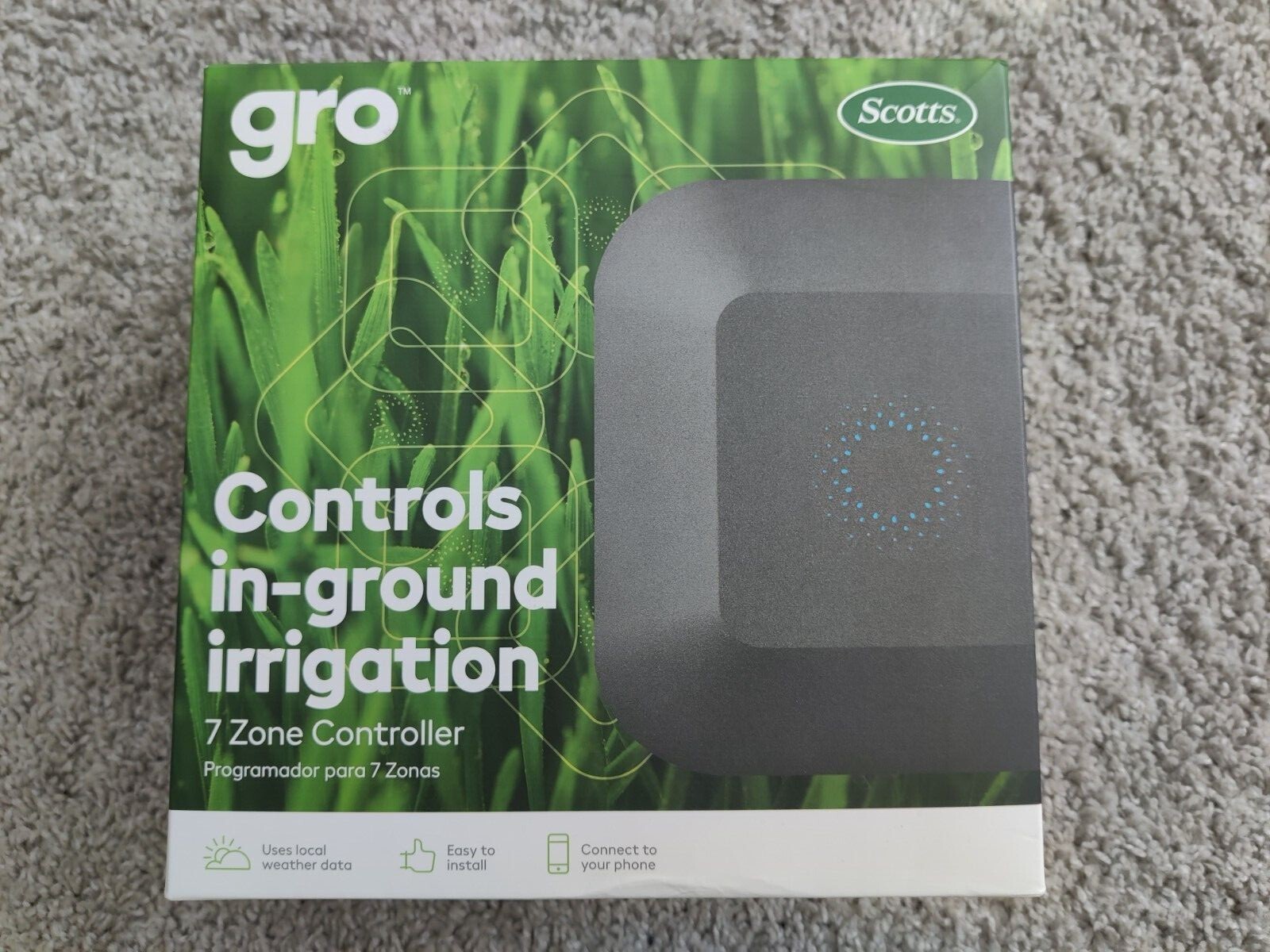 Scotts Gro Controls In-ground Irrigation Smart Sprinkler Wifi Supported