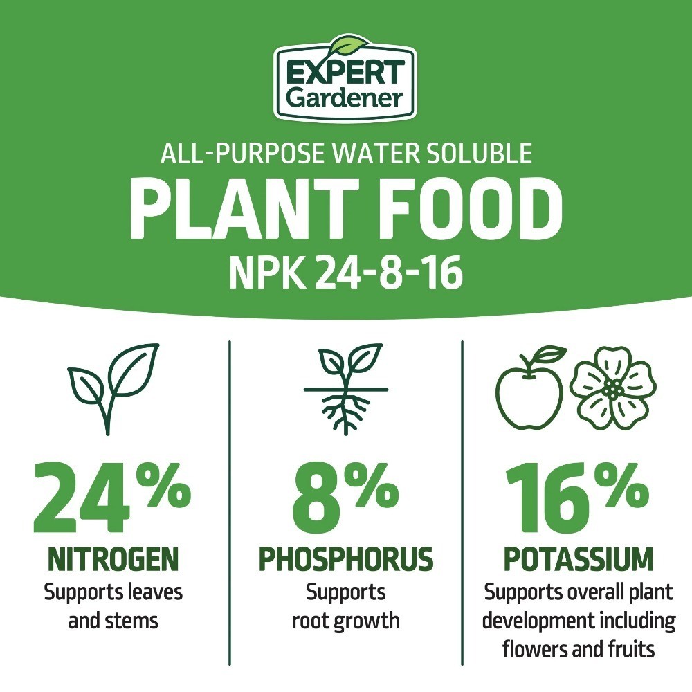 Water Soluble All Purpose Plant Food Fertilizer 1.5 lb for Garden Flowers