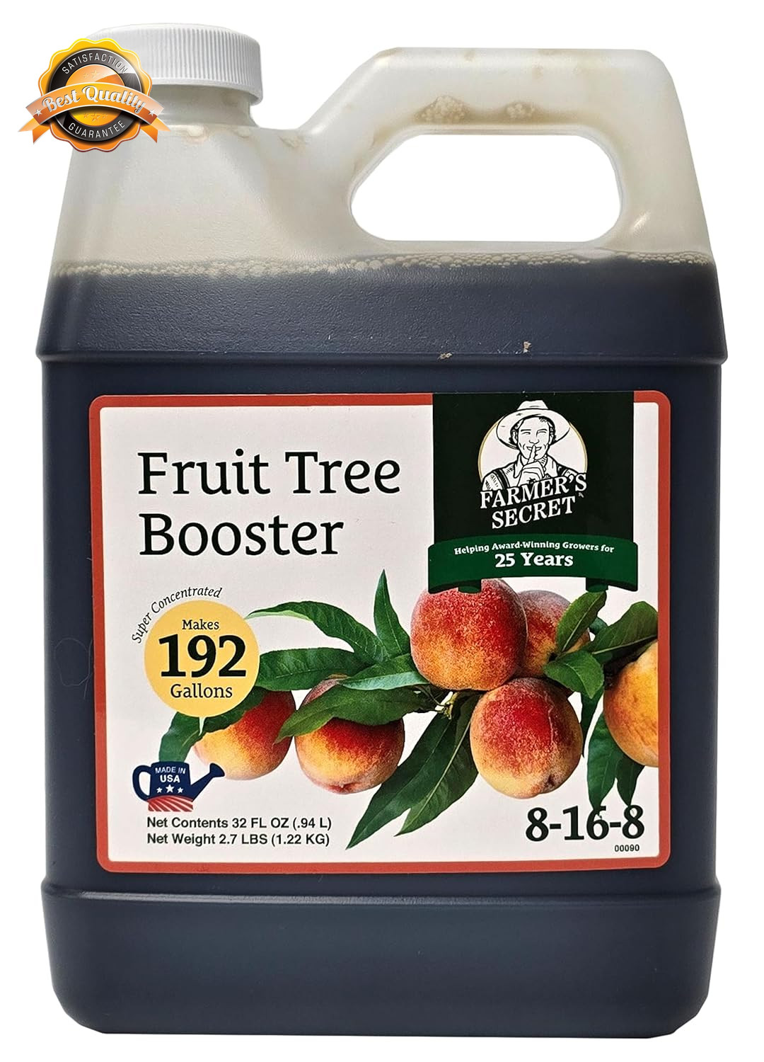 Fruit Tree Fertilizer 32Oz Phosphorus Rich Concentrated Peach Apple=