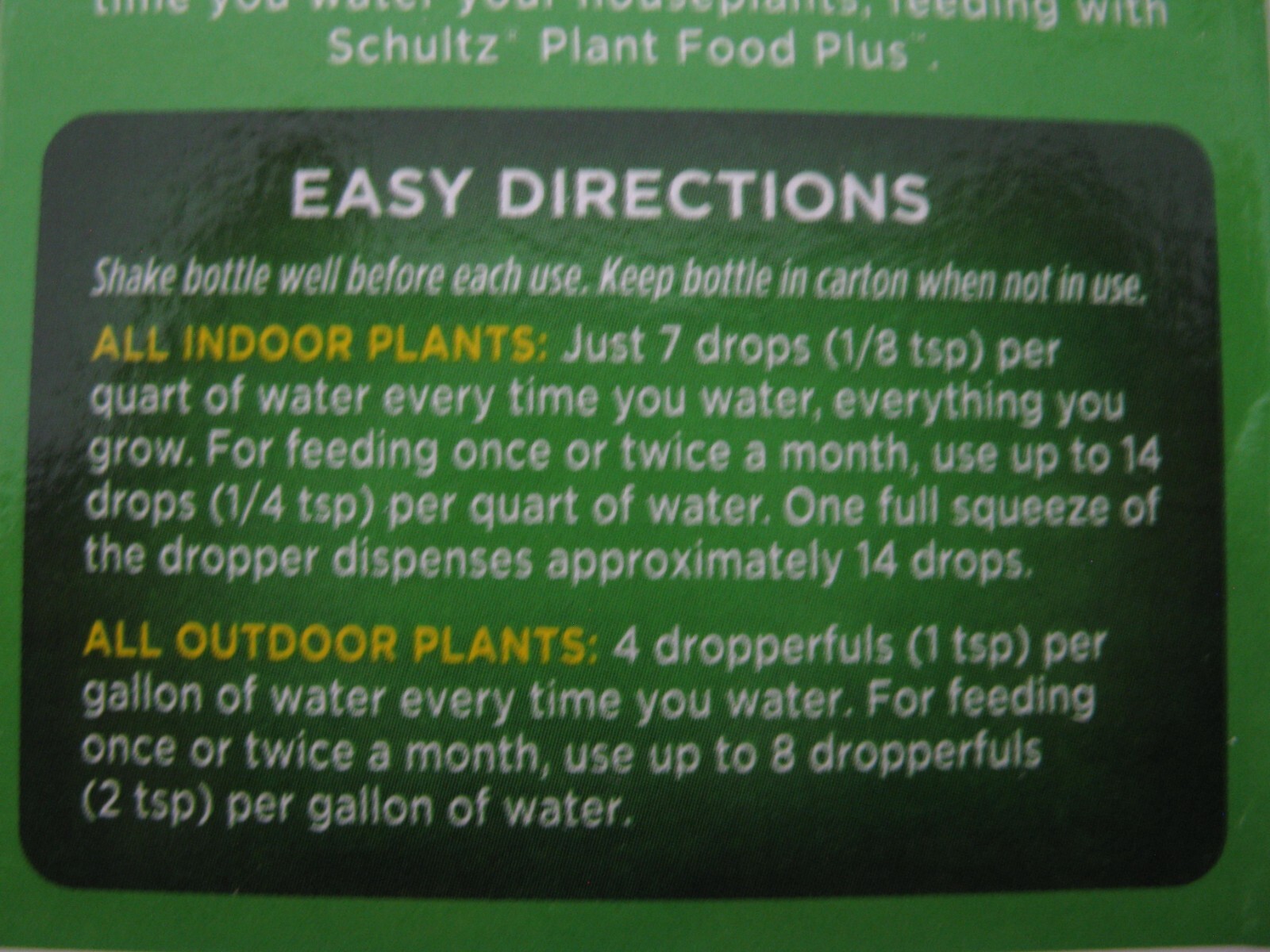 Schultz 10-15-10 Liqiud Plant Food Plus Micronutrients