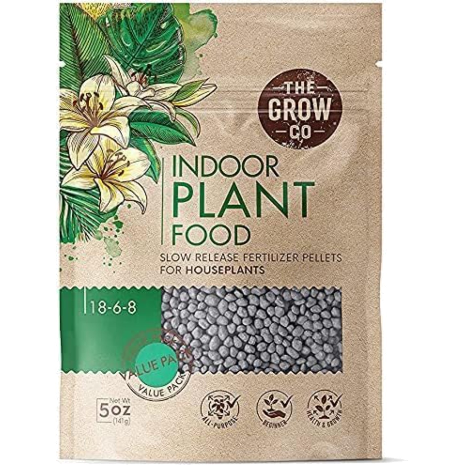 Indoor Plant Food Liquid Fertilizer 5 oz for Houseplants and Outdoor Plants