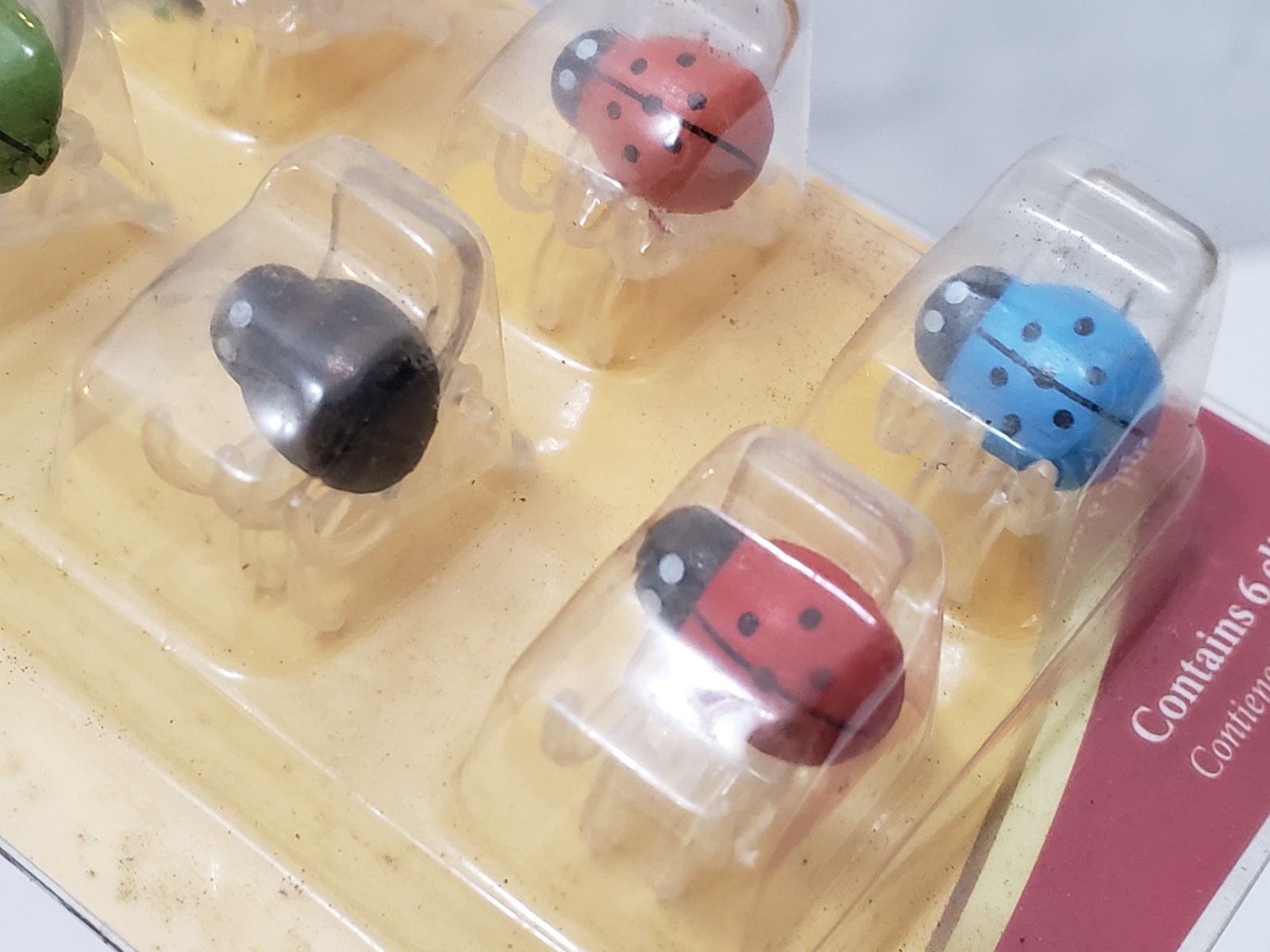 Better GRO Lady Bug Plant Clips – Pack of 6 Bugs – LOT OF 2 PACKS – Flower Decor