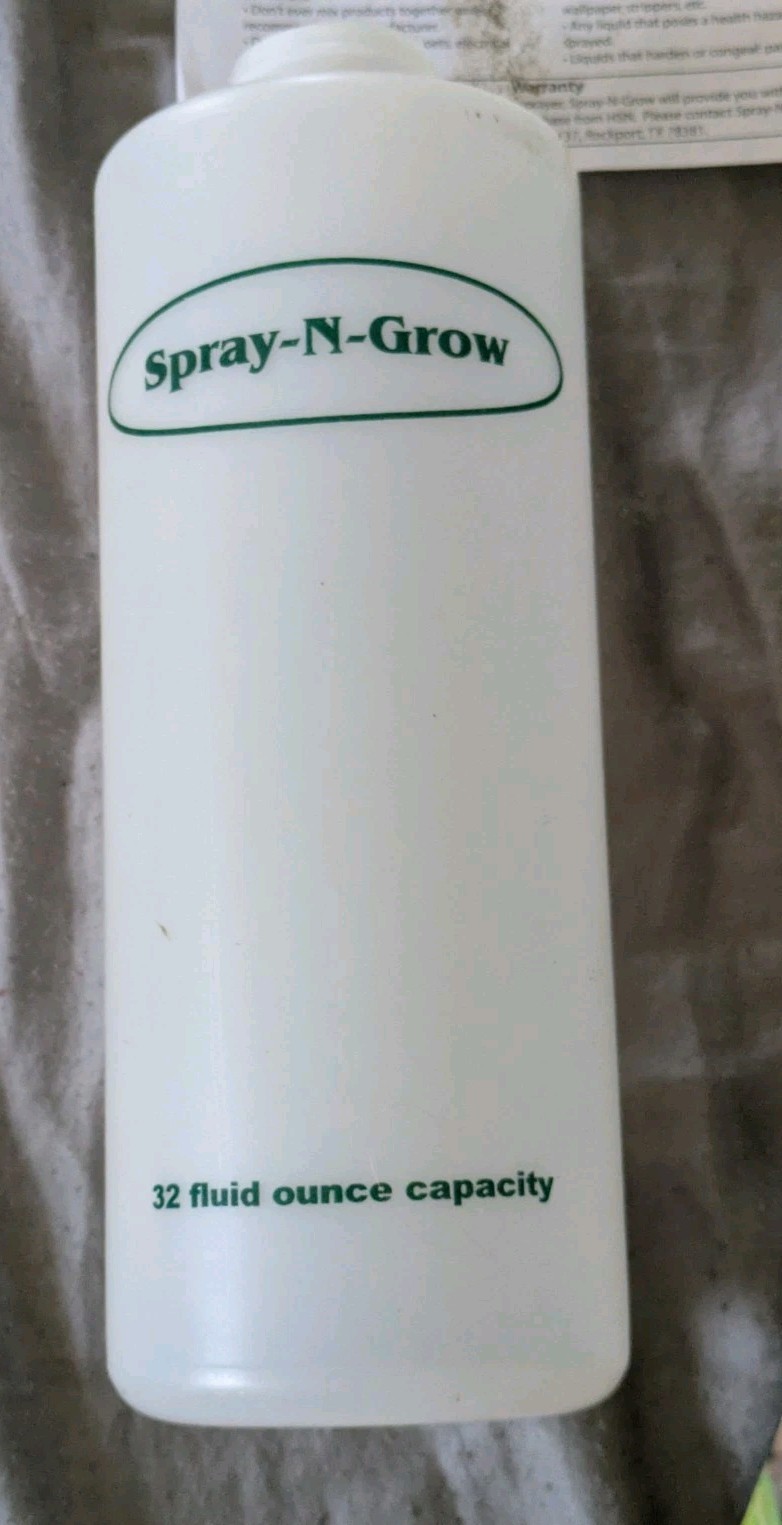Spray N Grow Complete Kit 8oz Micronutrient Bottle Electric Sprayer NIB