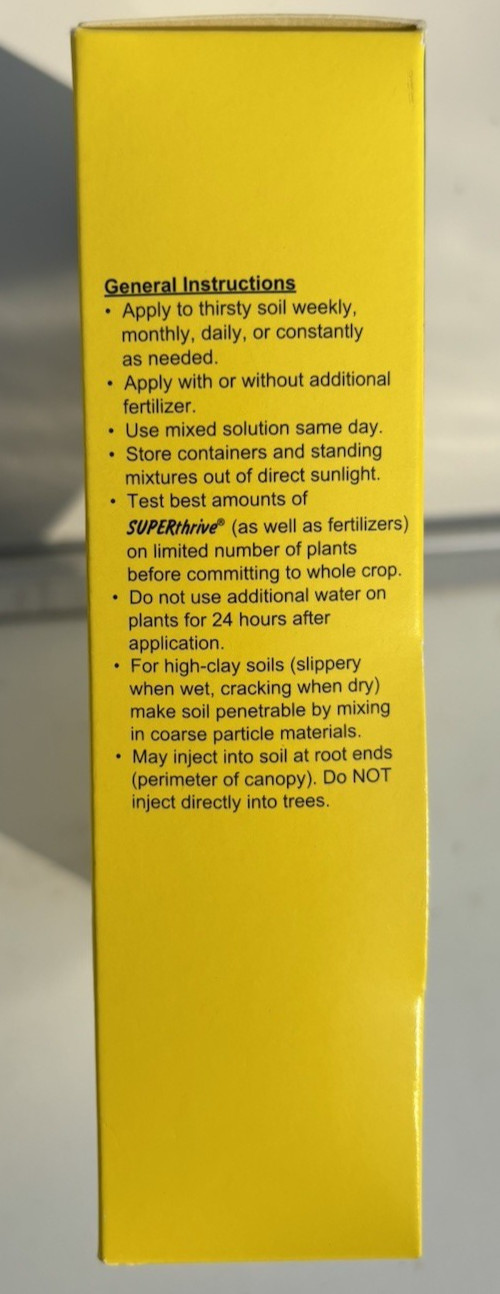 Superthrive Liquid Plant Fertilizer – 4oz. The Original Vitamin Solution