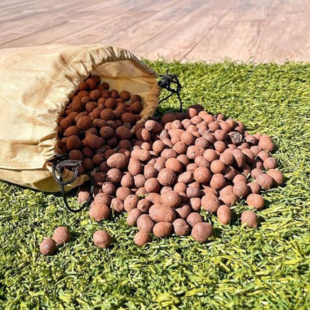 PGN Clay Pebbles for Hydroponic Growing – 10 Liters (4 Pounds) – Organic Expa…