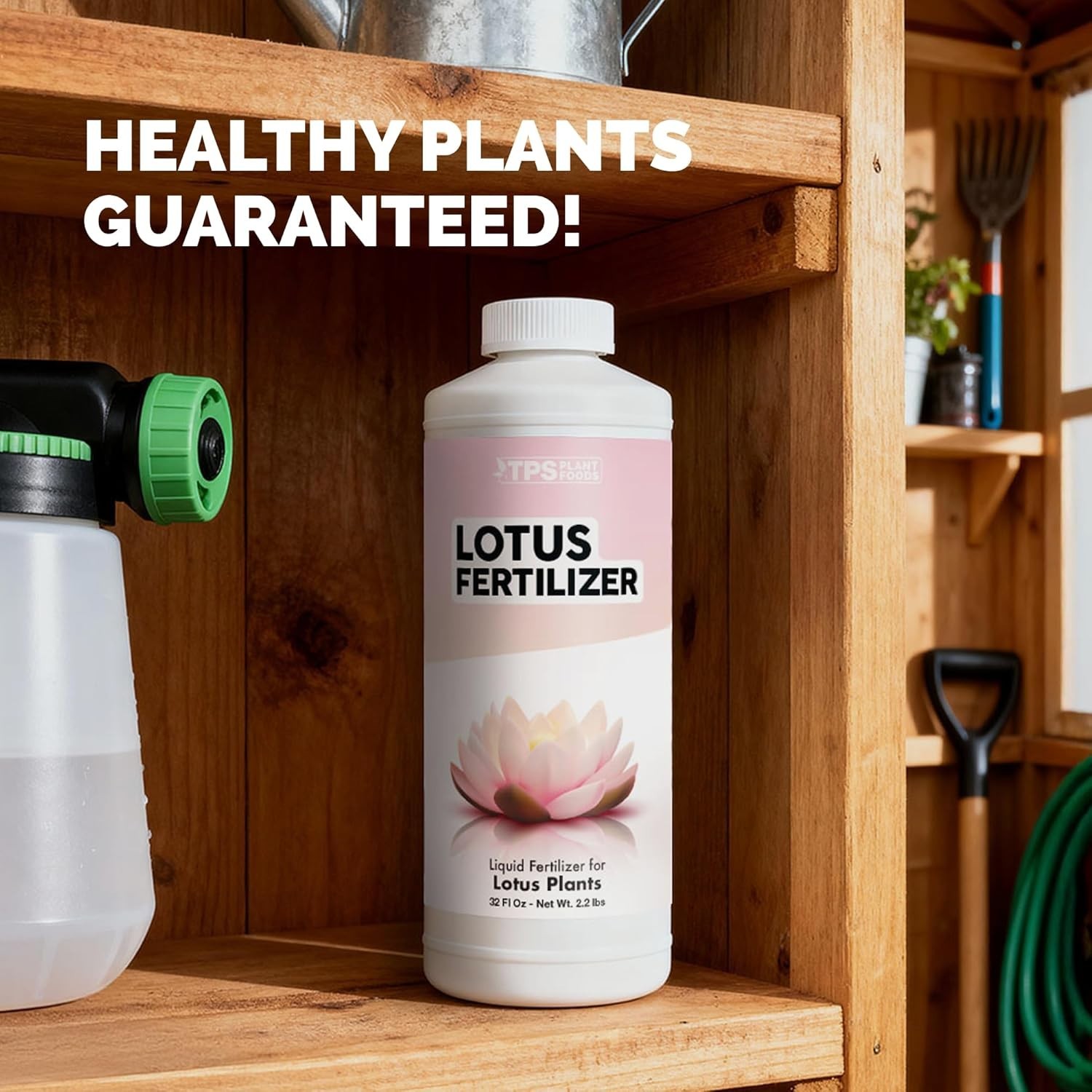 Lotus Fertilizer – 8 oz of Fish Safe Liquid for Stronger Roots & Vibrant Blooms